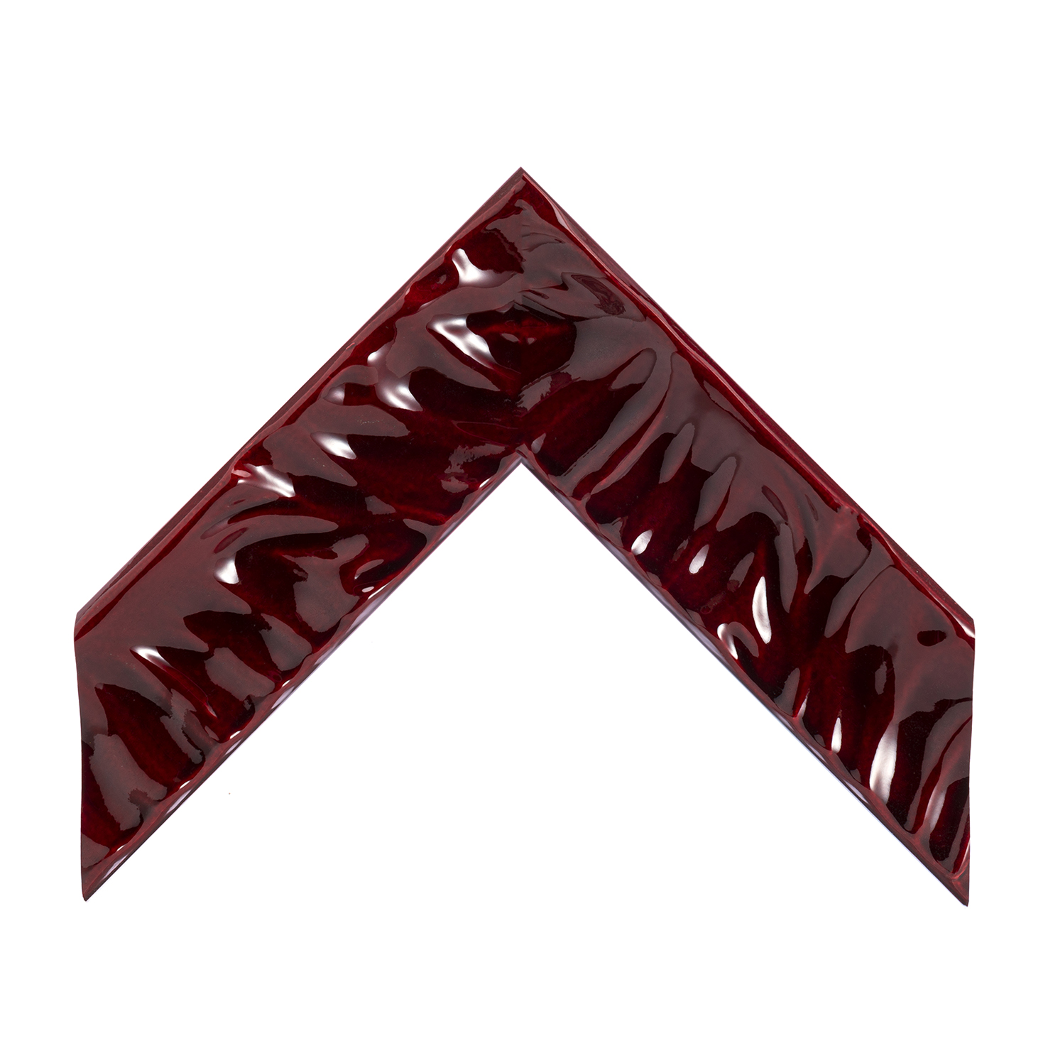 cornice legno ayous sagomata rosso lucido pozzato | Albor