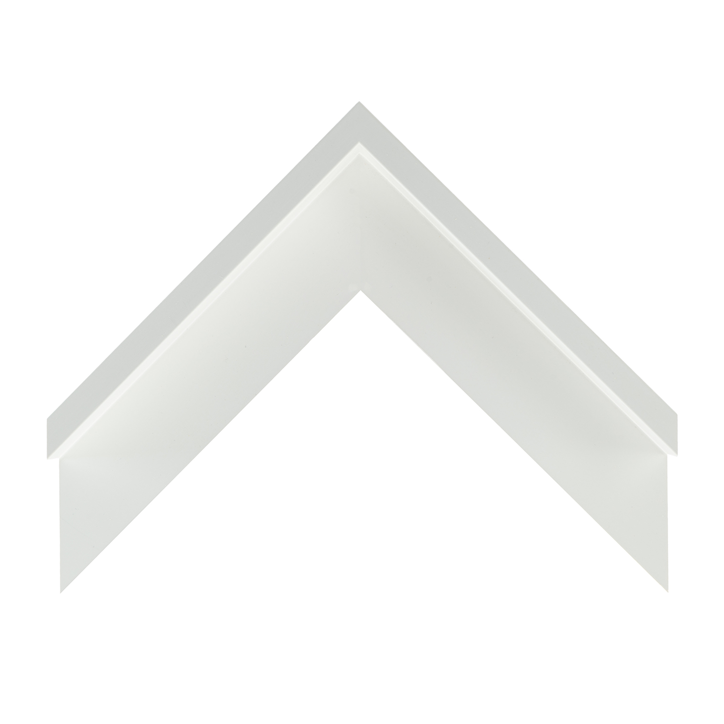 cornice legno ayous cassetta americana bianco opaco | Albor