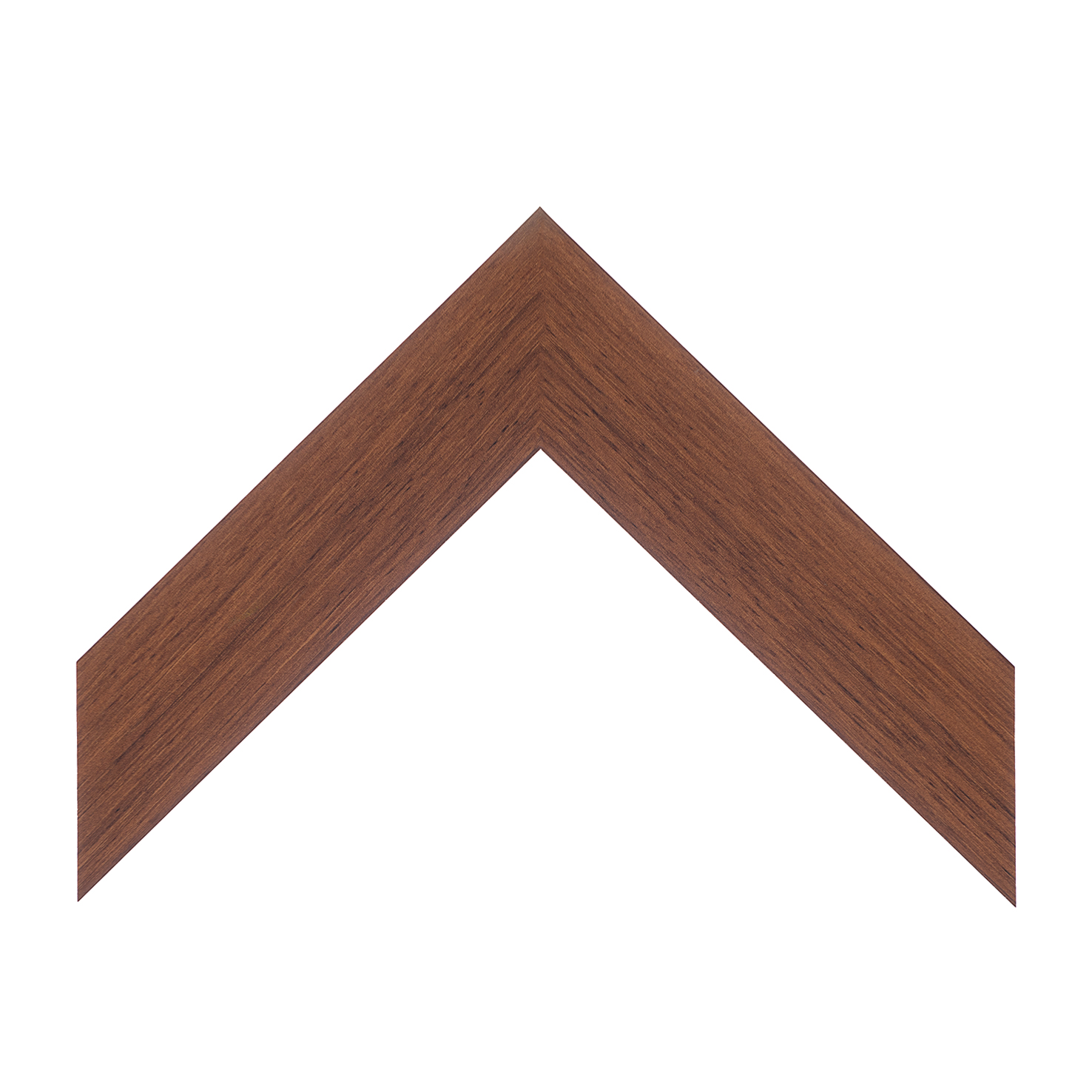 cornice legno ramin piatta tinta noce chiaro opaco | Albor