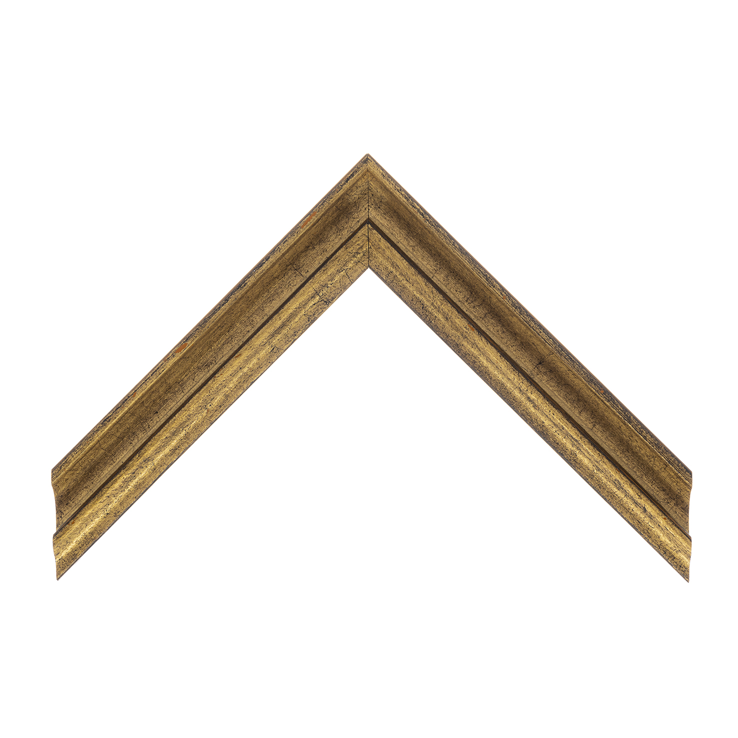 cornice legno ayous sagomata oro spennellato | Albor