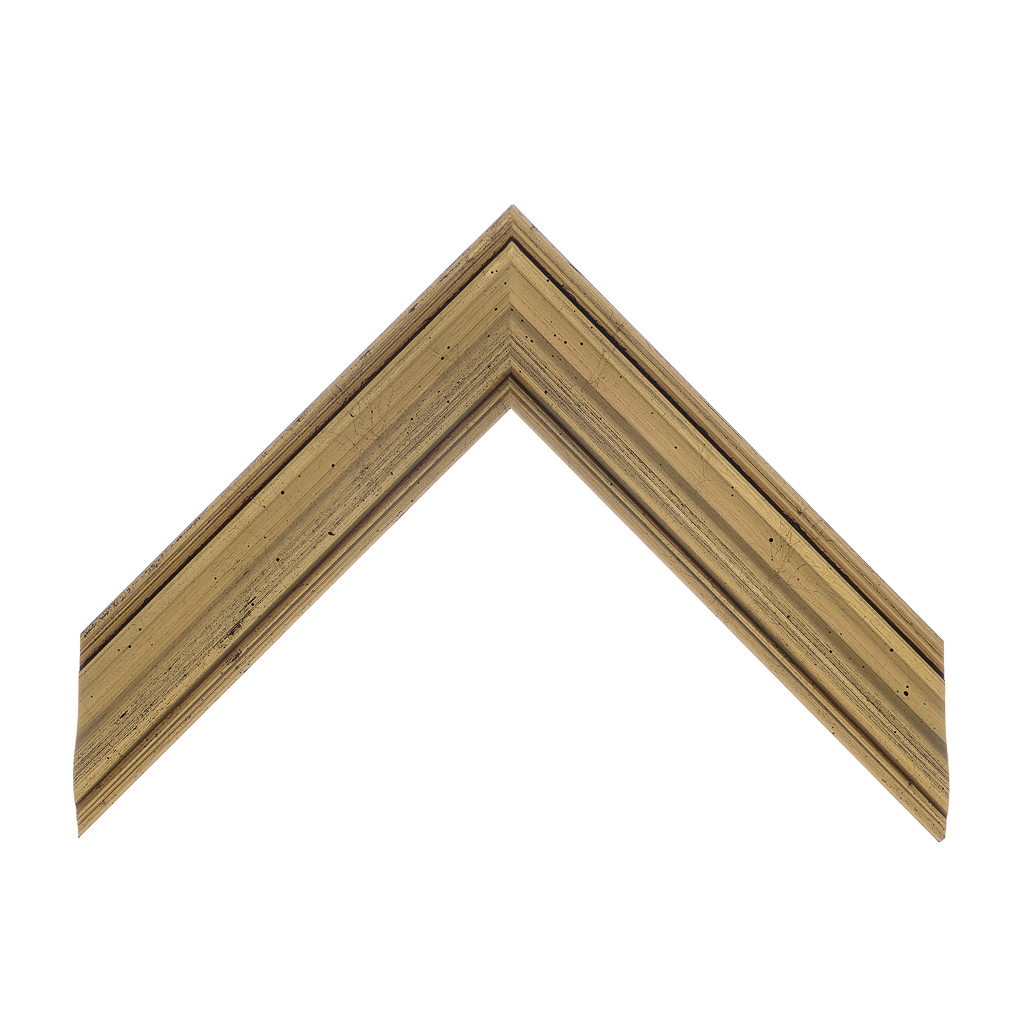 cornice legno ramin sagomata foglia oro antico | Albor