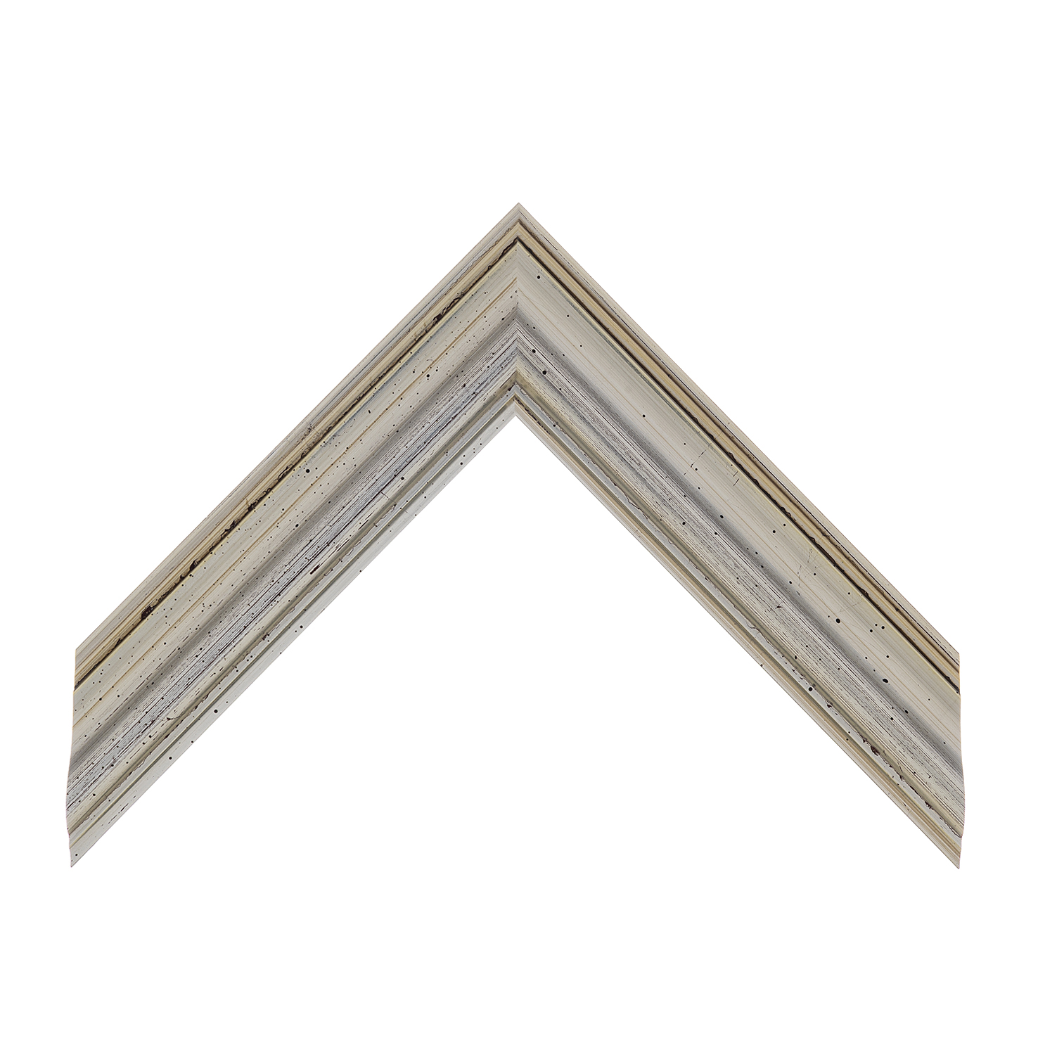 cornice legno ramin sagomata foglia argento antico | Albor