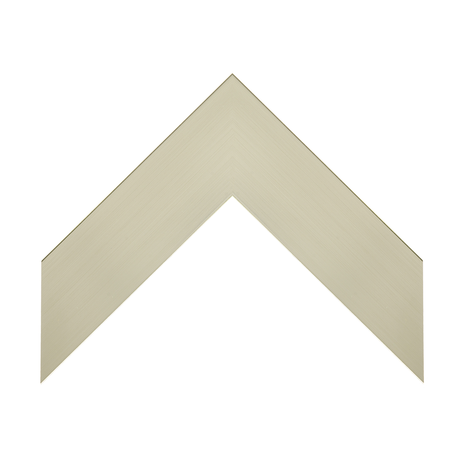 cornice legno ayous piatta film champagne spazzolato | Albor