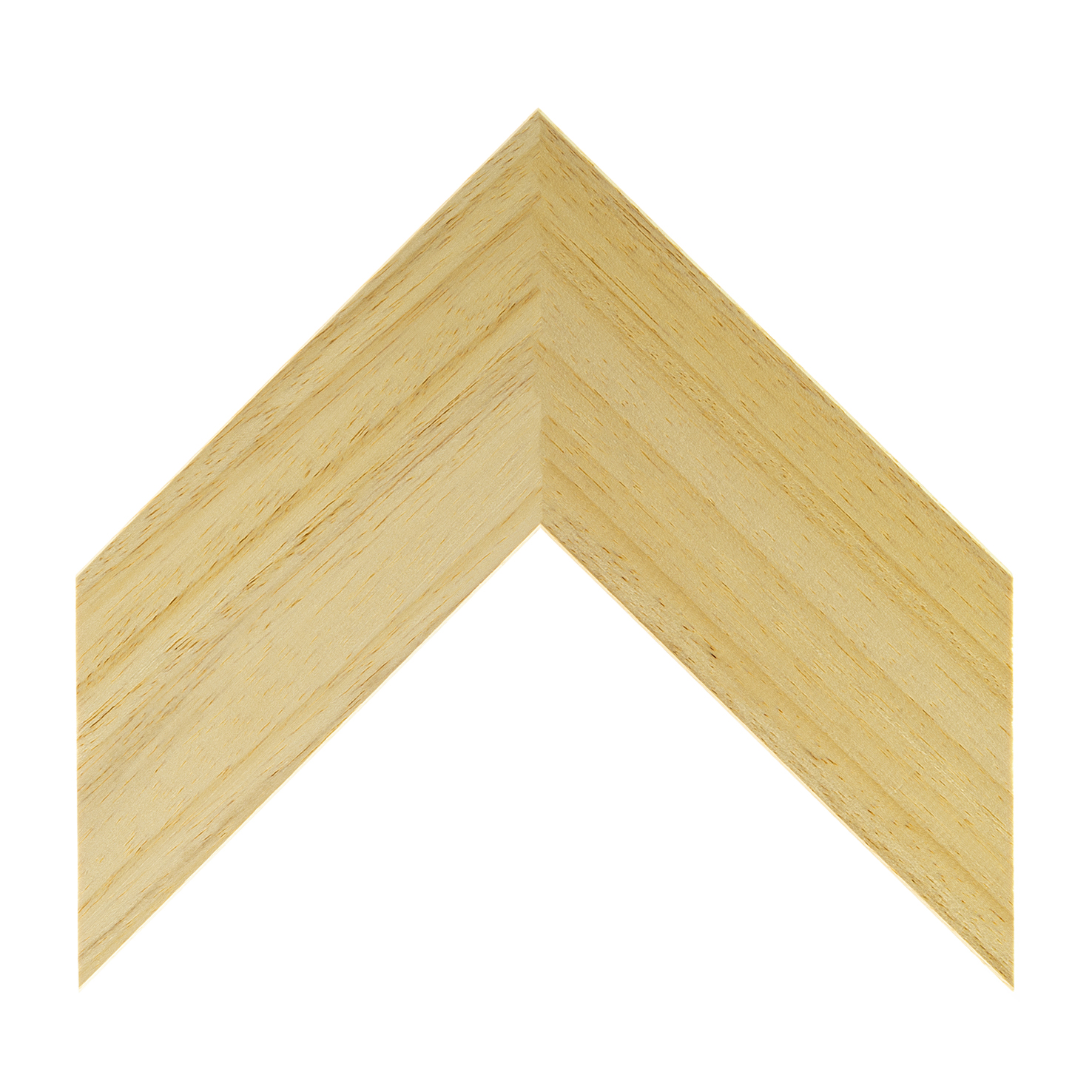 cornice legno ayous piatta grezza | Albor