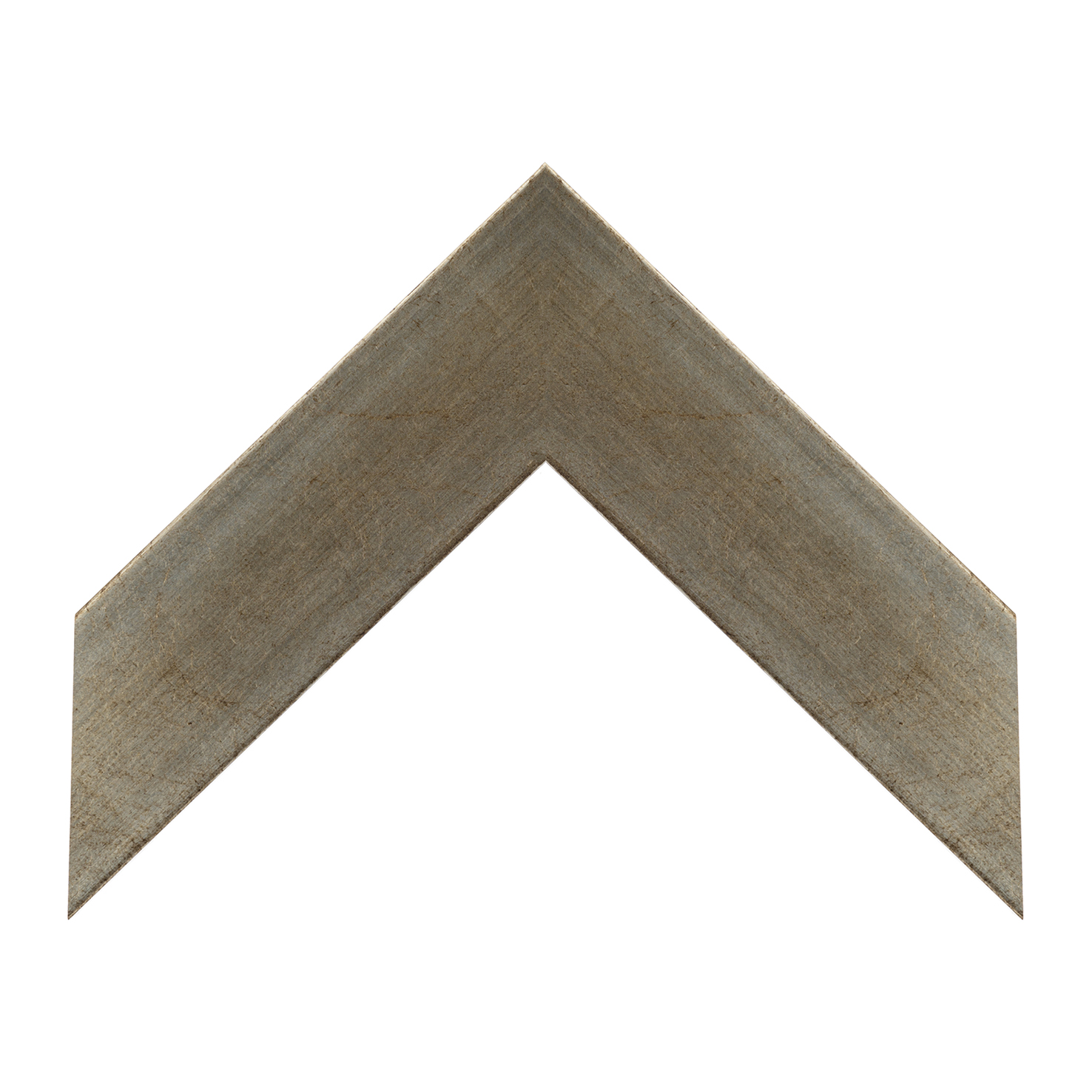 cornice legno ayous piatta argento foglia spennellato | Albor