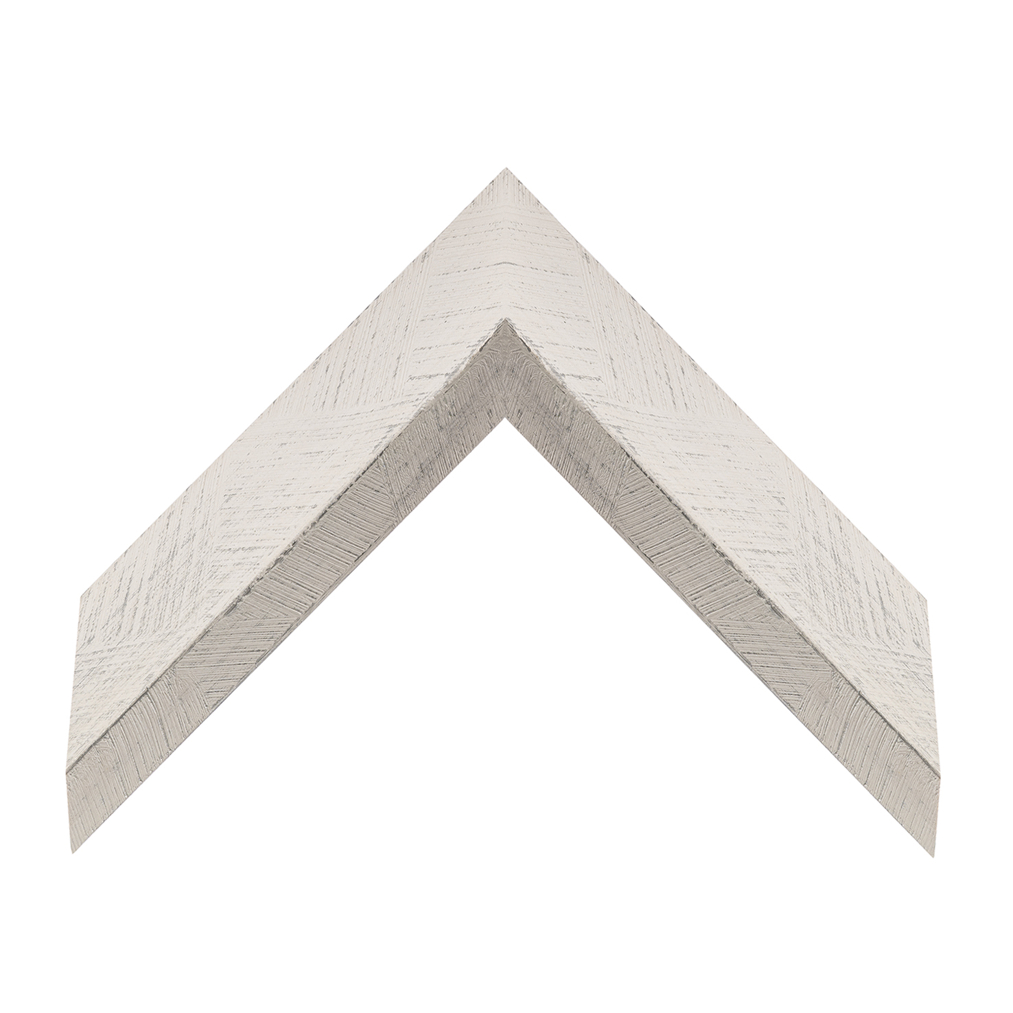 cornice legno ayous sagomata bianco antico manuale | Albor