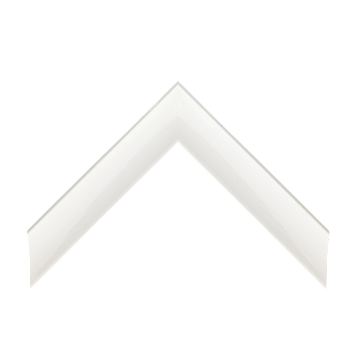 cornice legno ayous sagomata bianco lucido | Albor