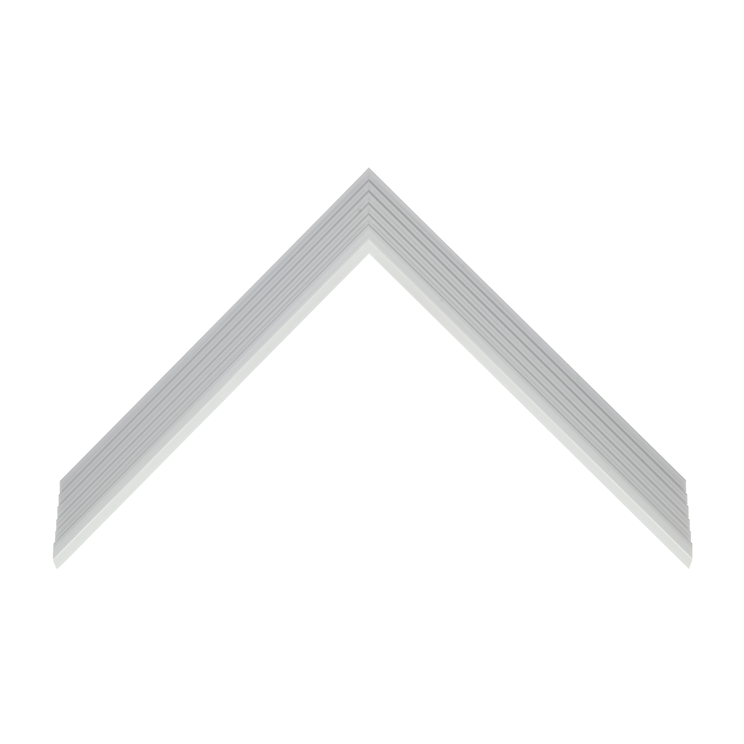 cornice legno ayous sagomata bianco lucido | Albor