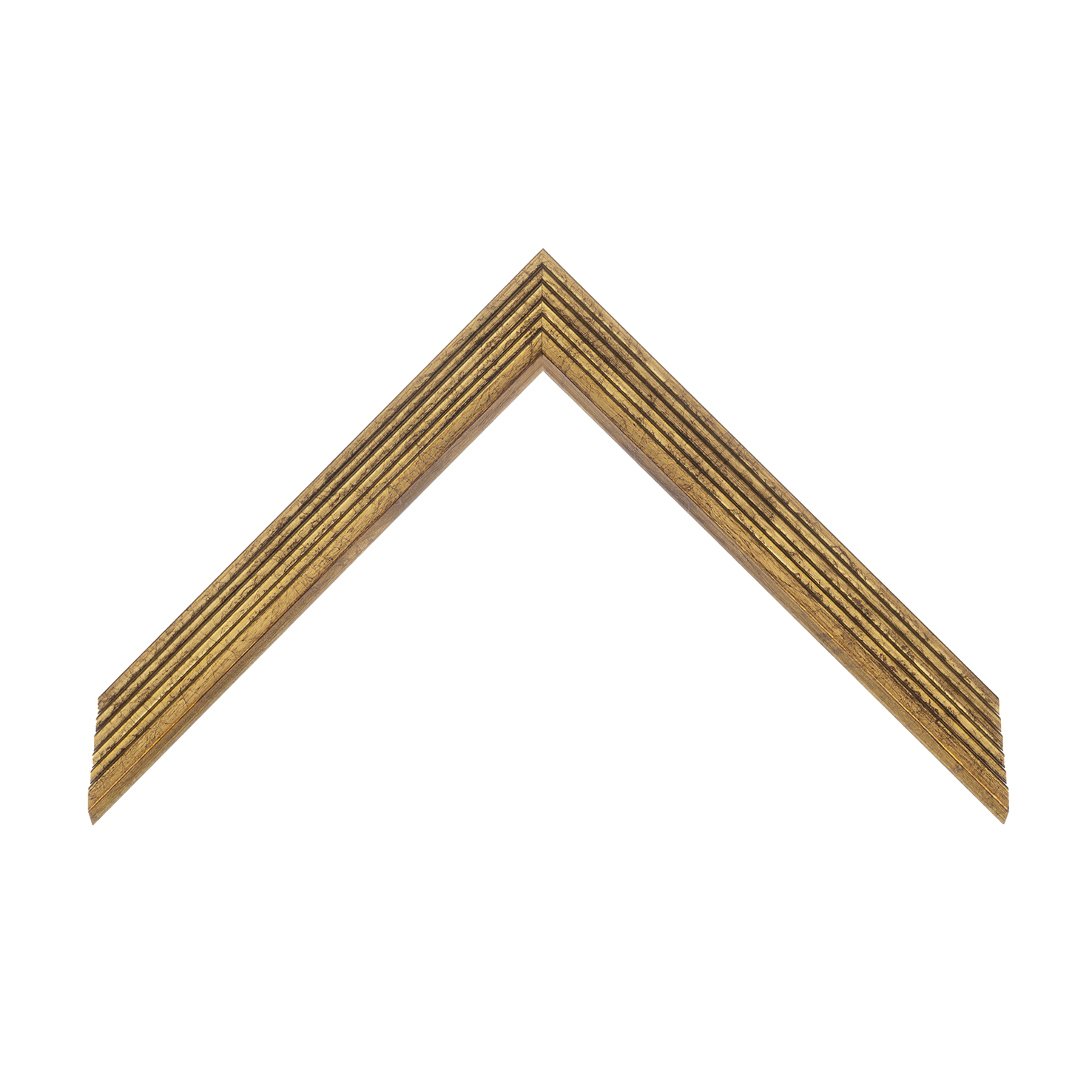 cornice legno ayous sagomata oro spennellato | Albor