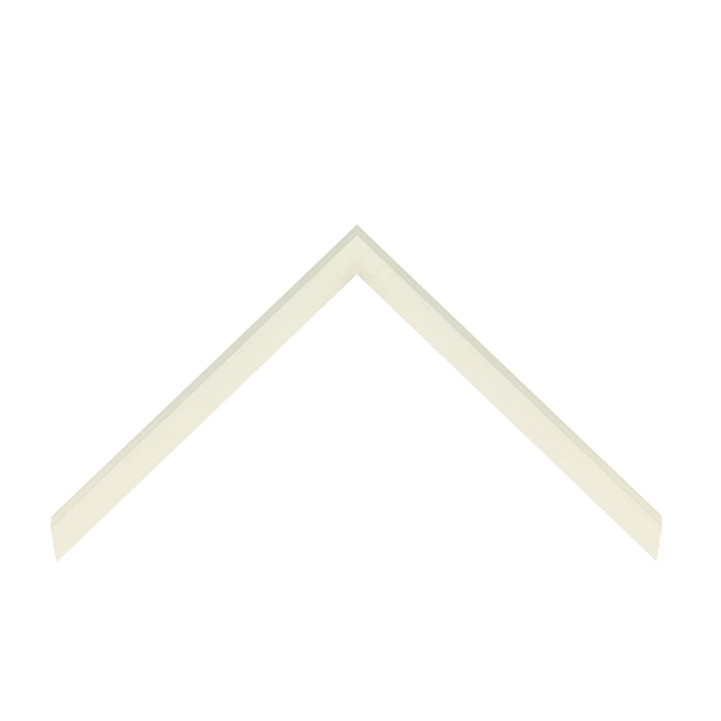 cornice legno ayous sagomata bianco opaco | Albor