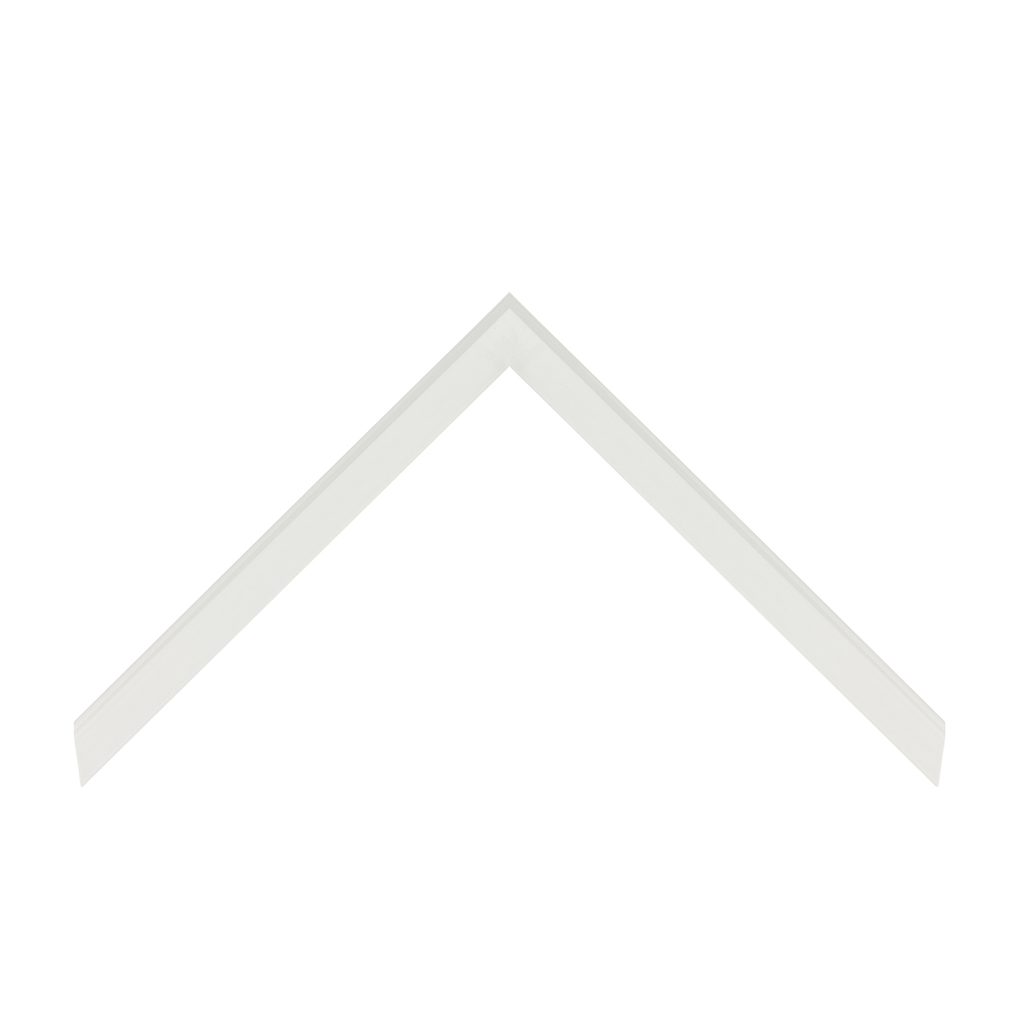 cornice legno ayous sagomata bianco lucido | Albor