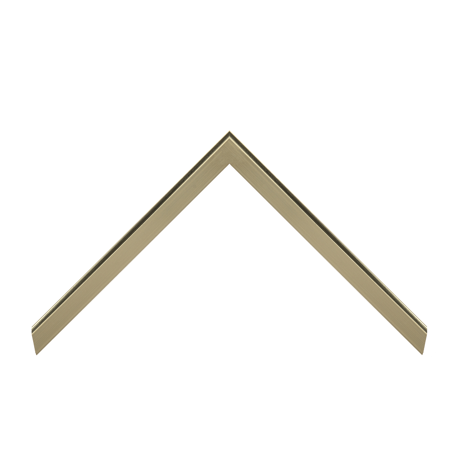 cornice legno ayous sagomata film champagne | Albor