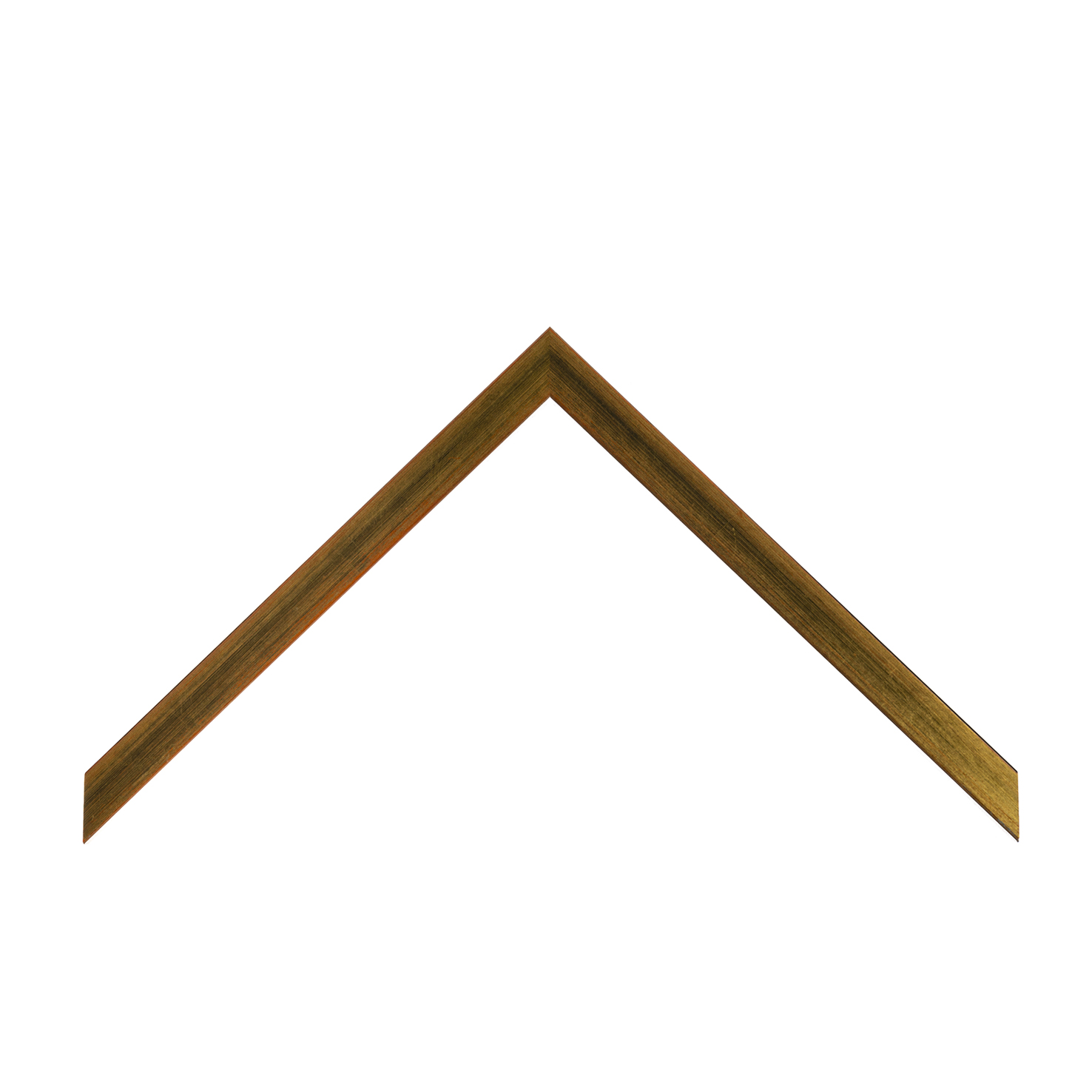 cornice legno ayous cassetta oro foglia fianco nero | Albor